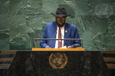 Retrato de (cargo + nombre) Excmo. Sr. Salva Kiir Mayardit (Presidente), Sudán del Sur